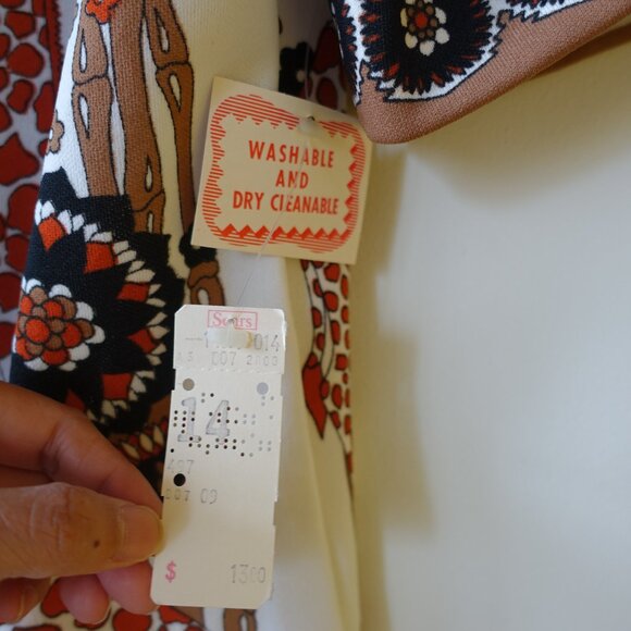 Hamilton Vintage giraffe Safari Animals 70s Shirt Disco Large L LG LRG MED M SM - Picture 7 of 16